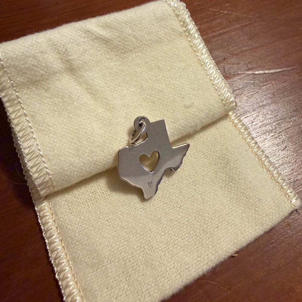 James Avery Deep in the Heart of Texas Charm Sterling Silver - Picture 2 of 2